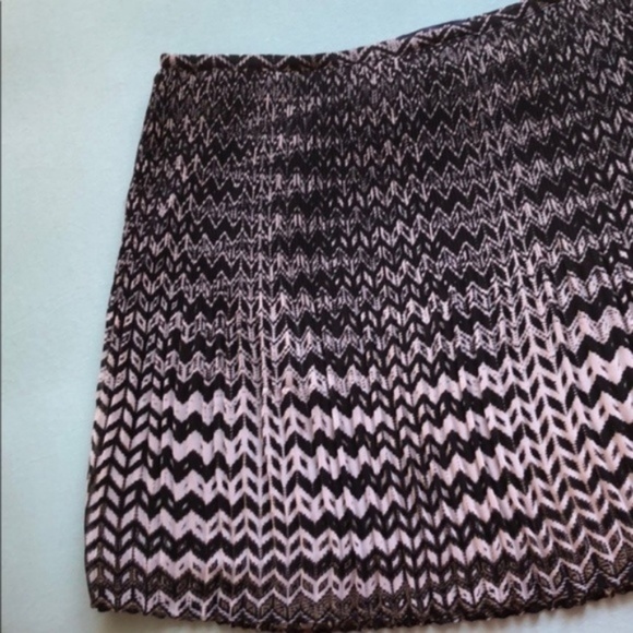 MADEWELL Chevron Print Accordion Pleated Mini Skirt Size 8 - Picture 5 of 6